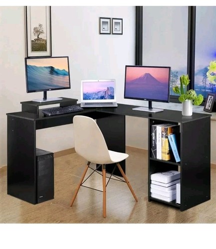 Computer corner desk monitor - &,