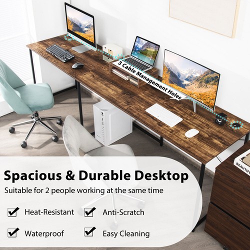 Shaped computer desk office - l-shaped,
