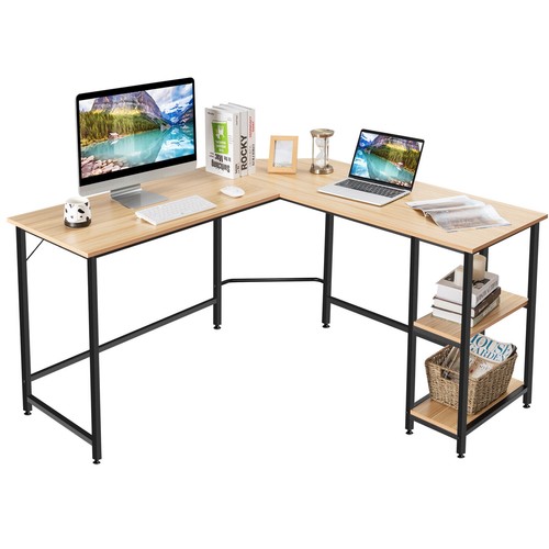 Shaped corner computer - l-shaped, desk