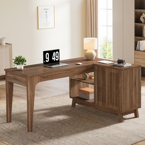 Shaped desk with - desk,
