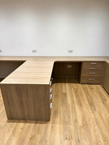 Wood effect shaped corner - wood, l-shaped