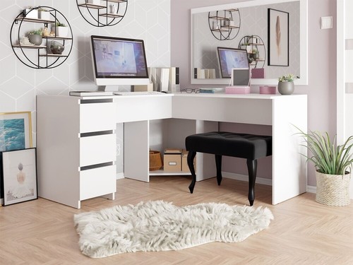 Corner desk fotyn vanity table - fotyn,