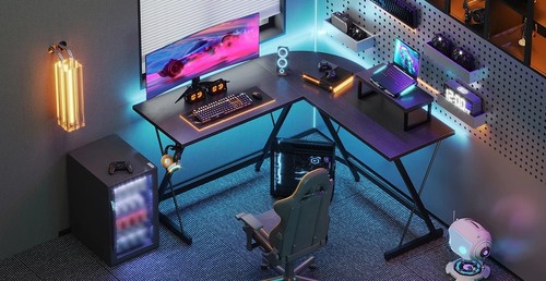 Shaped corner gaming - l-shaped,
