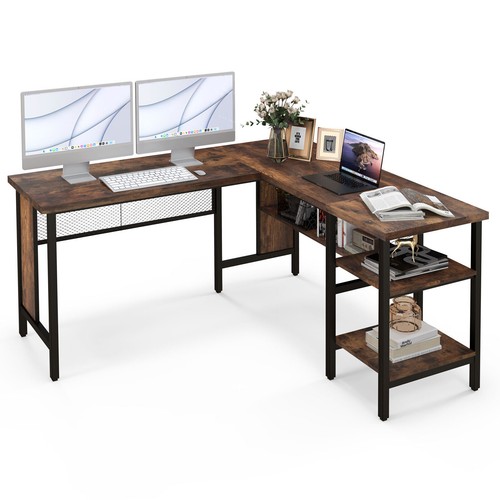 Shaped office desk home - l-shaped,