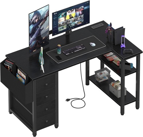 120cm shaped gaming desk - l-shaped,