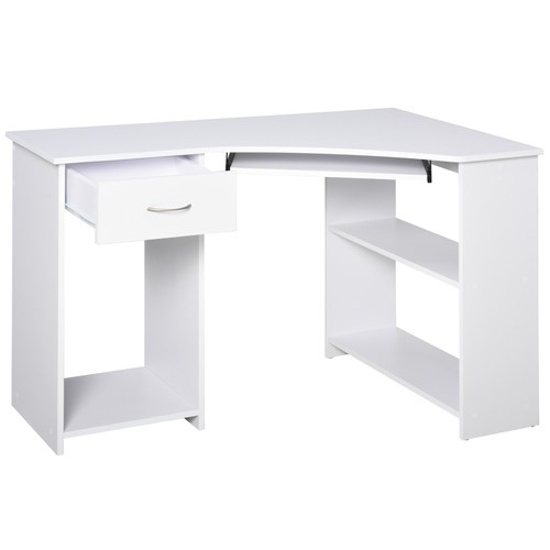 Homcom shaped corner - homcom, l-shaped