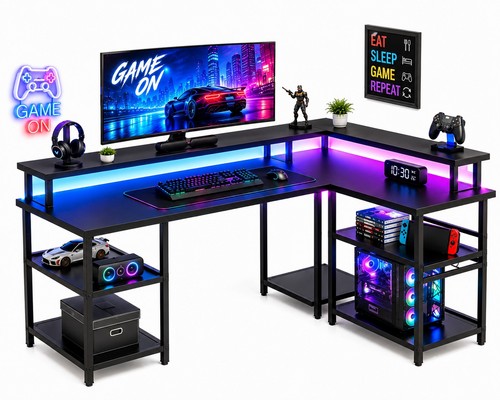 Shaped corner gaming - shaped, desk