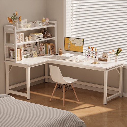 Corner computer desk - desk, large