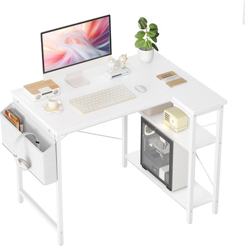 Shaped corner desk - l,