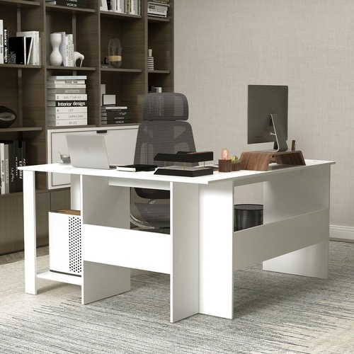 Shaped corner computer desk - corner,