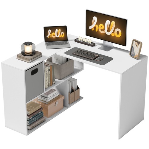 Homcom shaped computer - computer, desk